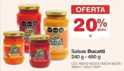 Makro Bucatti salsas oferta
