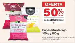 Makro Monterojo papas oferta