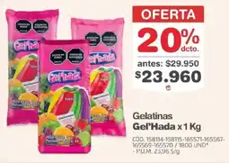 Makro Gel'hada gelatinas oferta