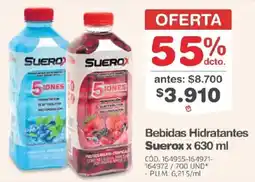 Makro Suerox bebidas hidratantes oferta