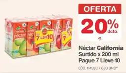 Makro California néctar surtido oferta
