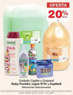 Makro Baby puchini, ligne d'or y capibell cuidado capilar y corporal oferta