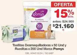 Makro Pomys toallitas desmaquilladoras oferta