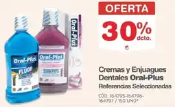 Makro Oral-plus cremas y enjuagues dentales referencias seleccionadas oferta