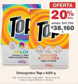 Makro Top detergentes oferta