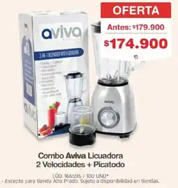 Makro Aviva combo licuadora oferta