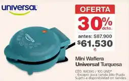 Makro Universal mini waflera turquesa oferta