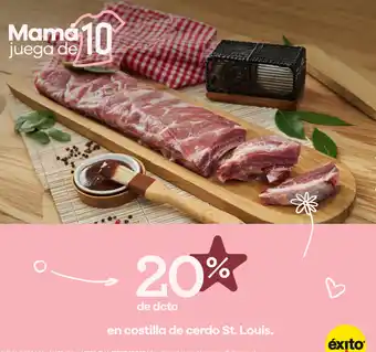 St. Louis costilla de cerdo