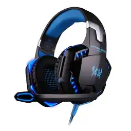 Falabella Audifonos Diadema Gamer Iluminacion Each G2000 Azul oferta