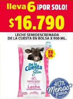 Ara De la cuesta leche semidescremada en bolsa oferta
