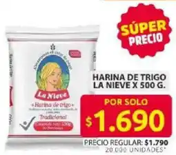 Ara La nieve harina de trigo oferta