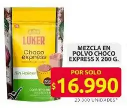 Ara Luker mezcla en polvo choco express oferta
