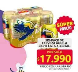 Ara Aguila cerveza light lata oferta