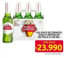 Ara Stella artois cerveza en botella oferta