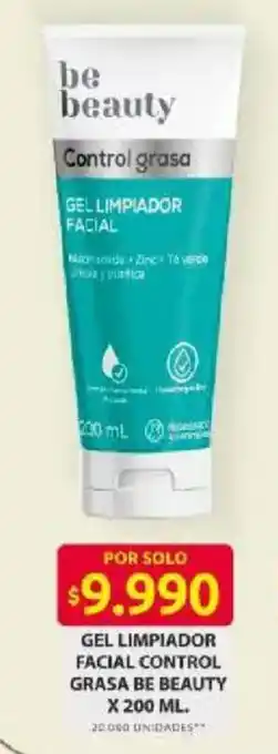 Ara Be beauty gel limpiador facial control grasa oferta