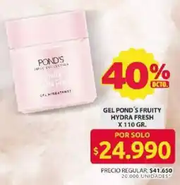 Ara Pond's gel fruity hydra fresh oferta