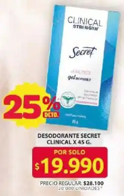 Ara Secret desodorante clinical oferta