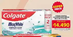 Ara Colgate crema dental max white oferta