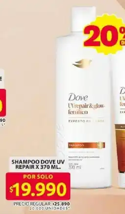 Ara Dove shampoo uv repair oferta