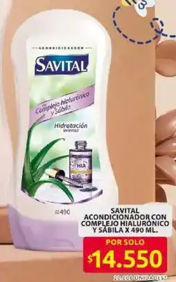 Ara Savital acondicionador con complejo hialurónico y sabila oferta