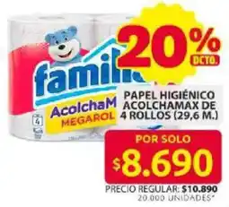 Ara Familia papel higiénico acolchamax de megarol oferta