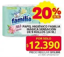 Ara Familia papel higiénico magica sensación oferta