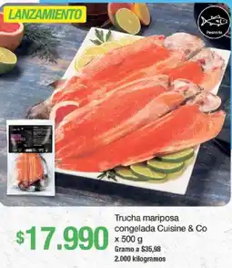 Jumbo Cuisine & Co trucha mariposa congelada oferta