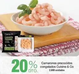 Jumbo Cuisine & Co camarones precocidos congelados oferta