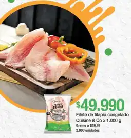 Jumbo Cuisine & Co filete de tilapia congelado oferta