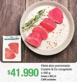 Jumbo Cuisine & Co filete atún porcionado congelado oferta