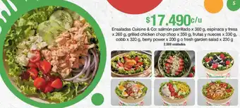 Jumbo Cuisine & Co ensaladas salmón parrillado oferta