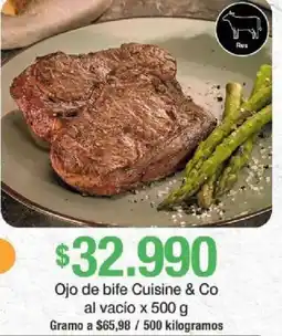 Jumbo Cuisine & Co ojo de bife al vacío oferta