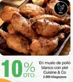 Jumbo Cuisine & Co en muslo de pollo blanco con piel oferta