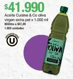 Jumbo Cuisine & Co aceite oliva virgen extra pet oferta