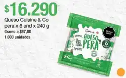 Jumbo Cuisine & Co queso pera oferta