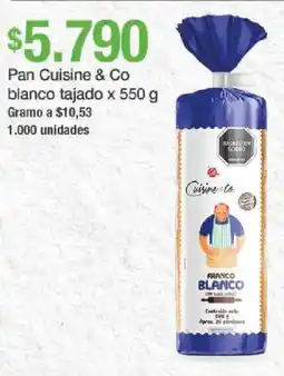 Jumbo Cuisine & Co pan blanco tajado oferta