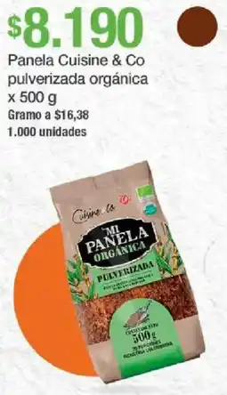 Jumbo Cuisine & Co panela pulverizada orgánica oferta