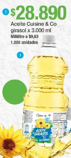 Jumbo Cuisine & Co aceite girasol oferta