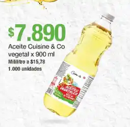 Jumbo Cuisine & Co aceite vegetal oferta