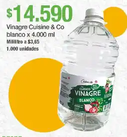 Jumbo Cuisine & Co vinagre blanco oferta