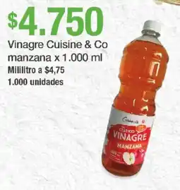 Jumbo Cuisine & Co vinagre manzana oferta