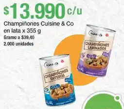 Jumbo Cuisine & Co champiñones en lata oferta