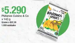 Jumbo Cuisine & Co plátanos oferta