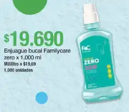 Jumbo Familycare nnjuague bucal zero oferta
