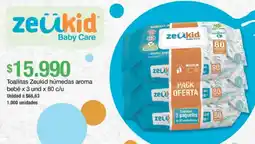 Jumbo Zeükid toallitas húmedas aroma bebé oferta