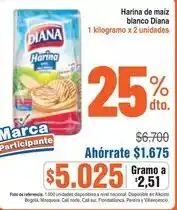 Alkosto Diana harina de maiz blanco oferta