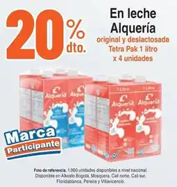 Alkosto En leche alquería oferta