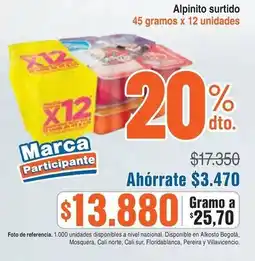 Alkosto Alpinito surtido oferta