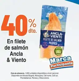 Alkosto Ancla & viento en filete de salmón oferta