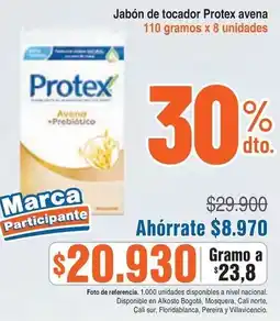 Alkosto Jabón de tocador Protex avena oferta